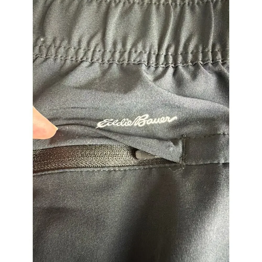 Eddie Bauer Womens Black Pull On Pants Size‎ XXL Black 28